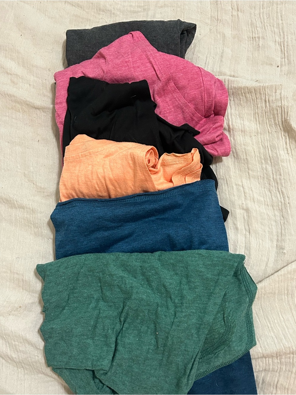 6 Assorted Women's workout  tank tops